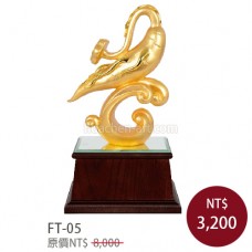 FT-05琉金雕塑 人生如意
