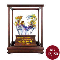 琉璃精品玻璃櫥-福祿雙喜(魚悅龍祥)