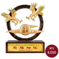 琉金雕塑-大展鴻圖(老鷹)
