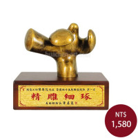 仿銅雕塑-高踢躍昇太極