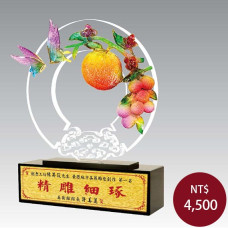 手工描金雕塑-大吉大利(大)