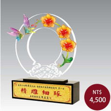 手工描金雕塑-芝蘭之香(大)