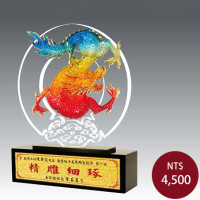 手工描金雕塑-祥龍獻瑞(大)