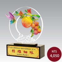 手工描金雕塑-大吉大利(中)