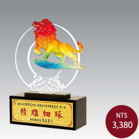 手工描金雕塑-宏揚獅聲(小)