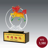 手工描金雕塑-麒麟獻瑞(小) 手工描金雕塑-麒麟獻瑞(小)