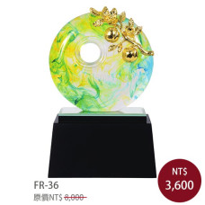 FR-36琉璃雕塑(金箔) 事事如意