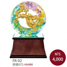 FR-02琉璃雕塑(金箔)