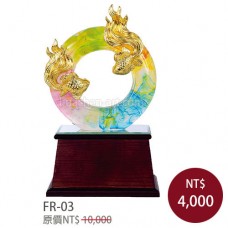 FR-03琉璃雕塑(金箔)