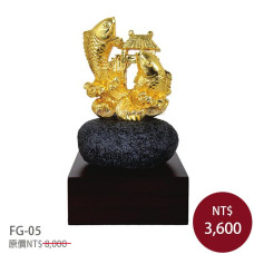FG-05琉金雕塑-魚躍龍門