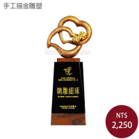 手工描金雕塑-事事順心(古銅色)