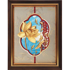 純金-金箔畫-【連年有餘】(26x33cm) 純金-金箔畫-【連年有餘】(26x33cm)