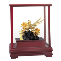 純金箔雕塑大櫥窗-錦繡前程 純金箔雕塑大櫥窗-錦繡前程