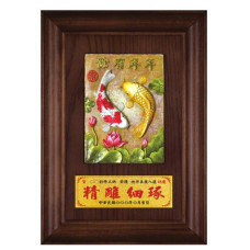 陶版鑰匙盒-年年有餘 陶版鑰匙盒-年年有餘