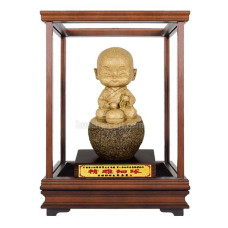 原石玻璃櫥-誦經