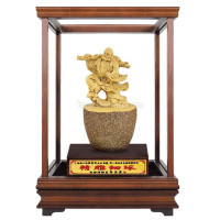 原石玻璃櫥-菩提達摩 原石玻璃櫥-菩提達摩